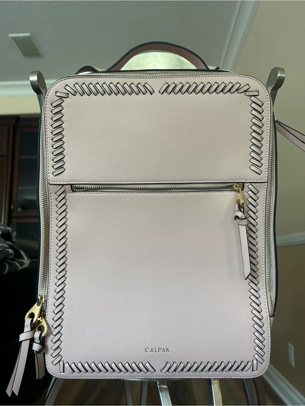 Pink Calpak Kaya Laptop Backpack